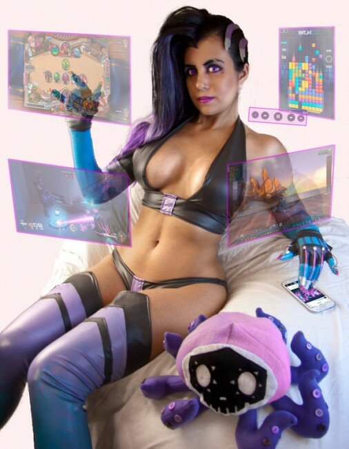 Download Sex Pics This Overwatch Sombra Cosplay Is Sexy In Lingerie All Nude Picture Hd