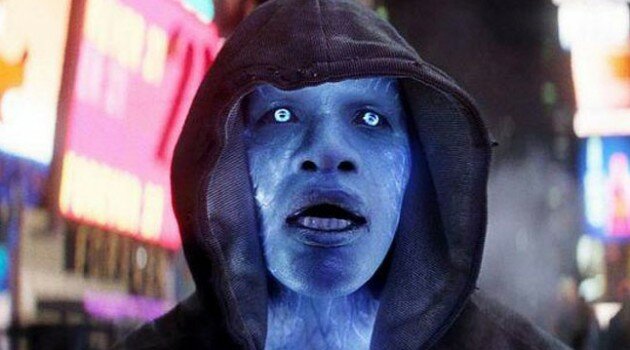 Jamie Foxx as Electro in "The Amazing Spider-Man 2"