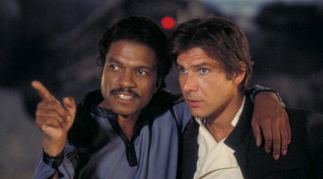 Lando Calrissian and Han Solo in The Empire Strikes Back